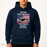 Keep Truckin Staff USA Hoodie thumb 2