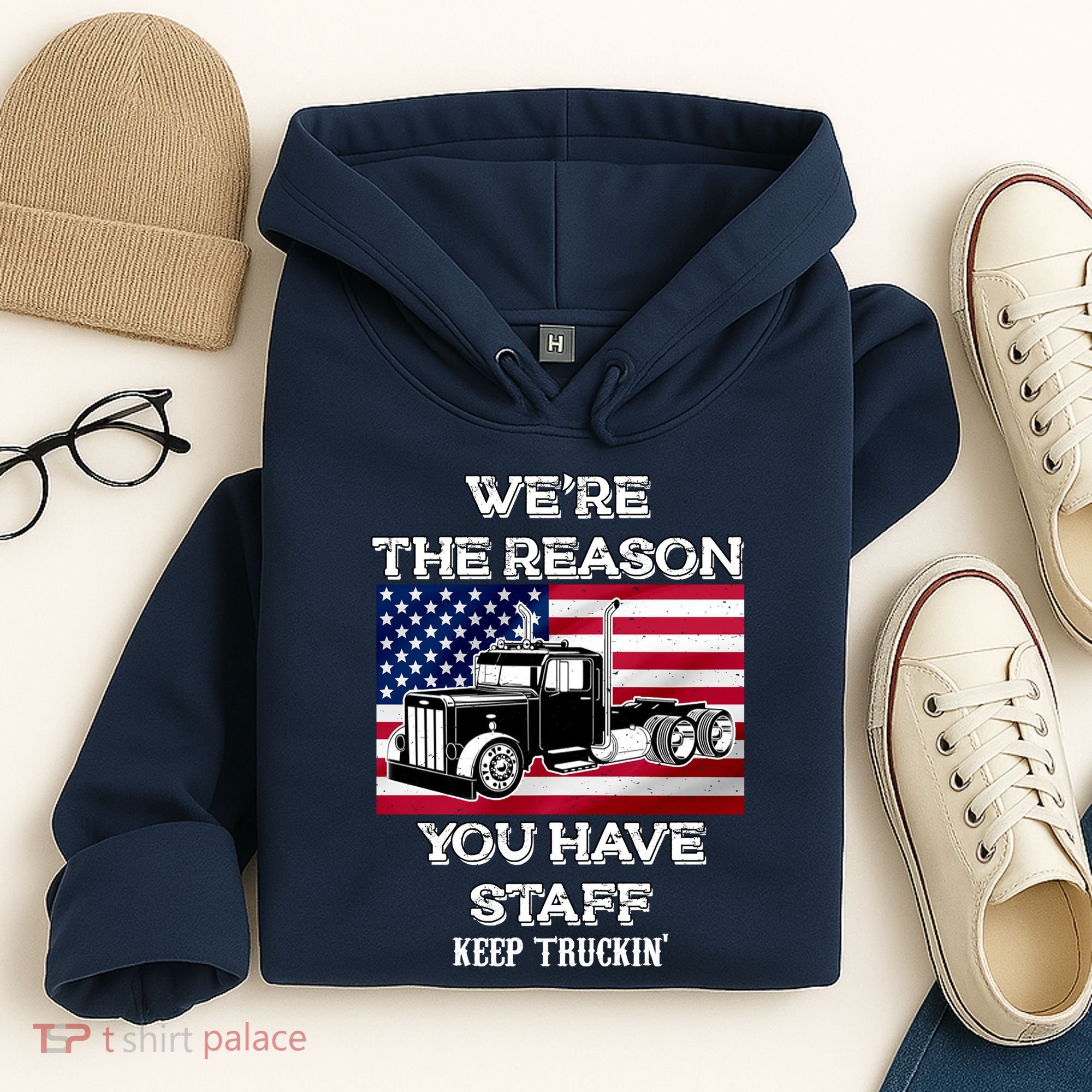 Keep Truckin Staff USA Hoodie