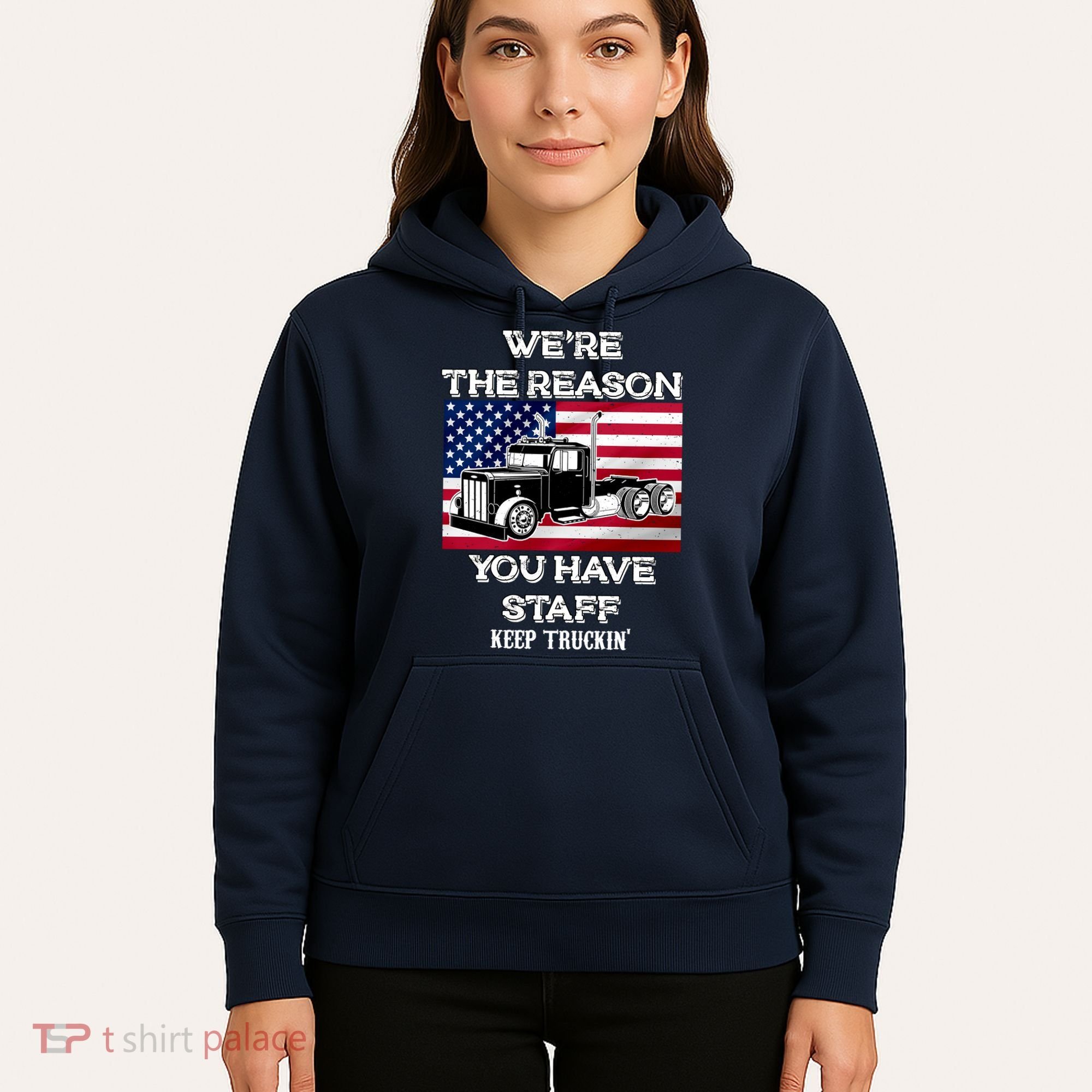Keep Truckin Staff USA Hoodie