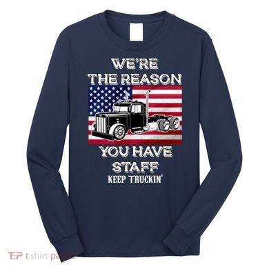 Keep Truckin Staff USA Long Sleeve Shirt