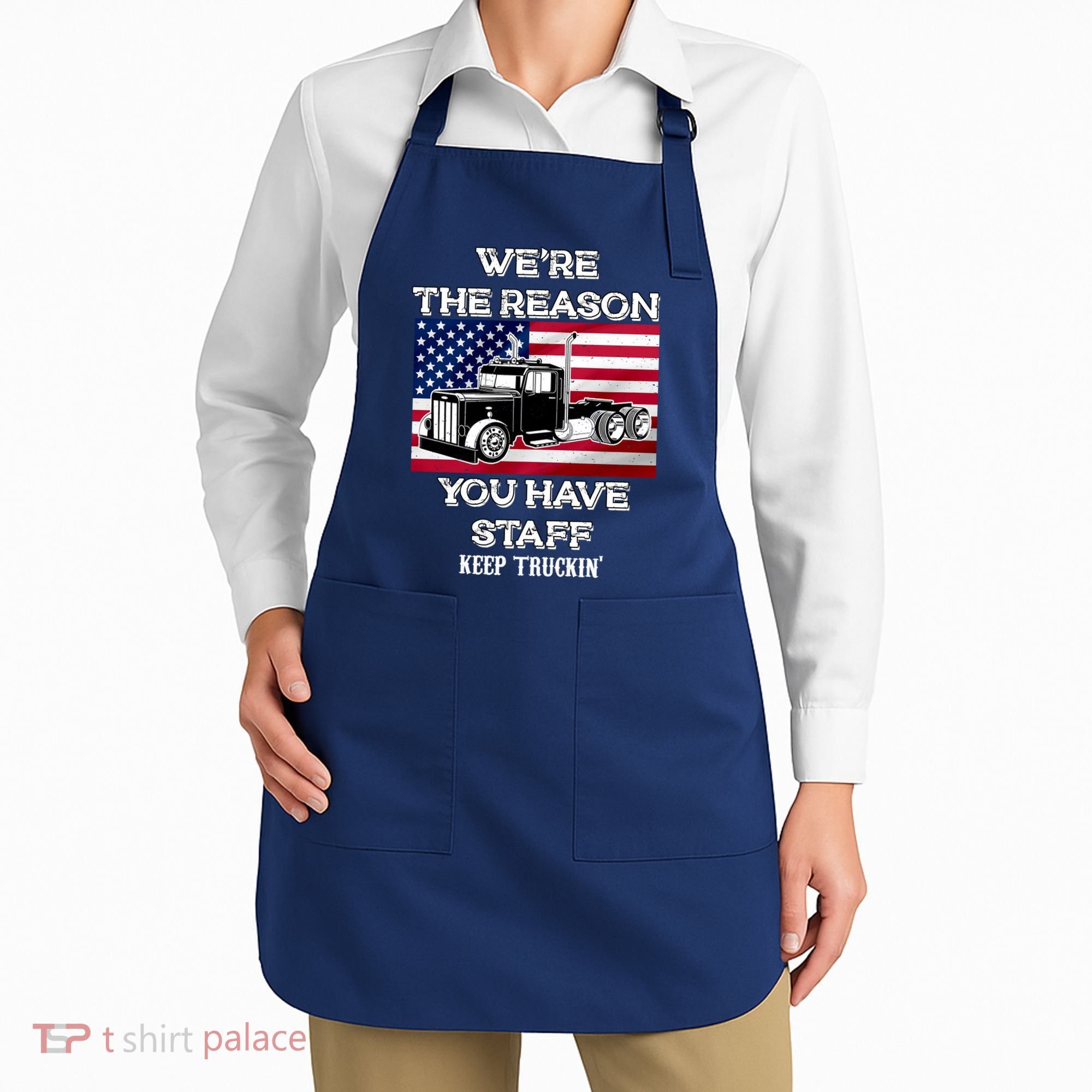 Keep Truckin Staff USA Apron