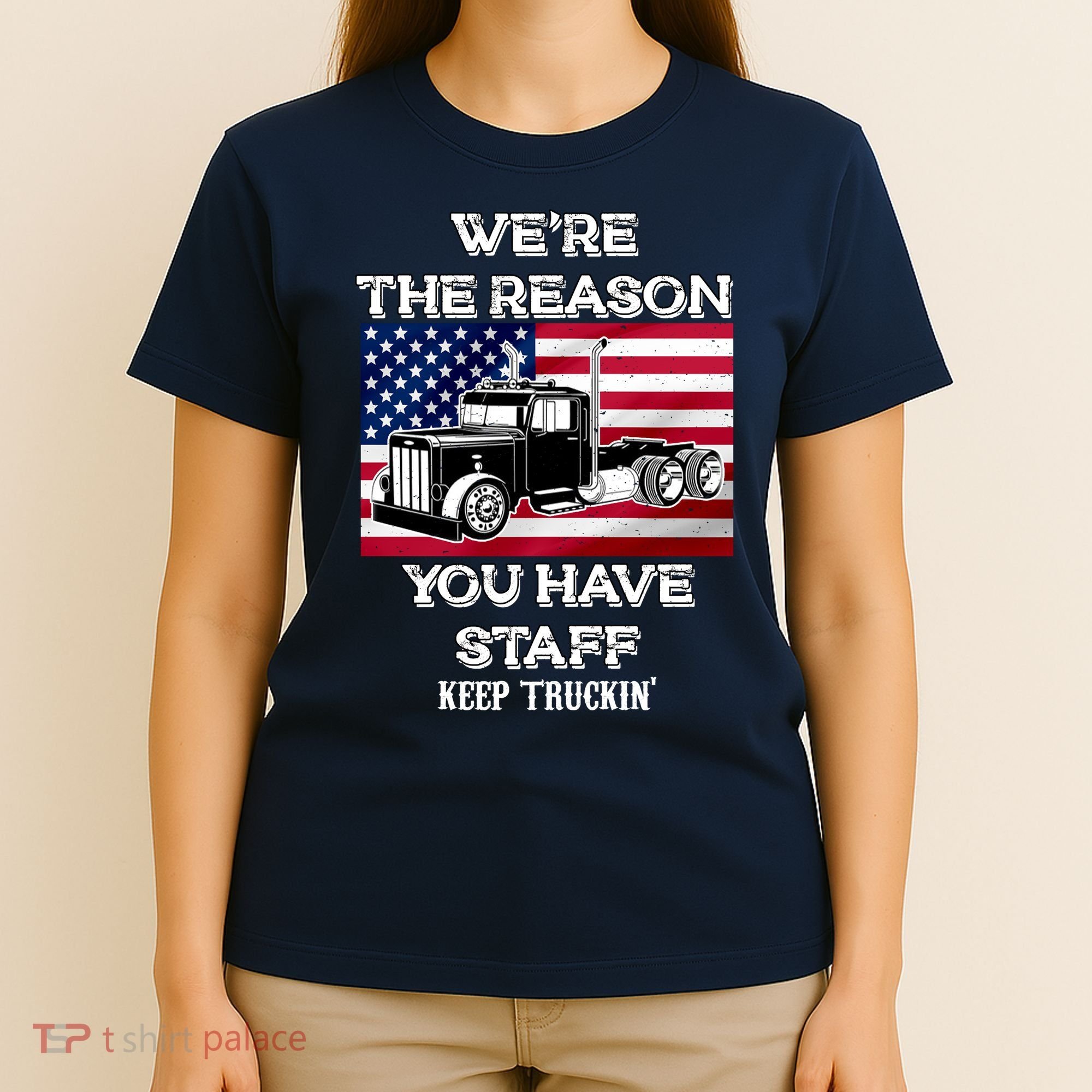 Keep Truckin Staff USA T-Shirt