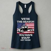 Keep Truckin Staff USA Women's Tank Top thumb 3