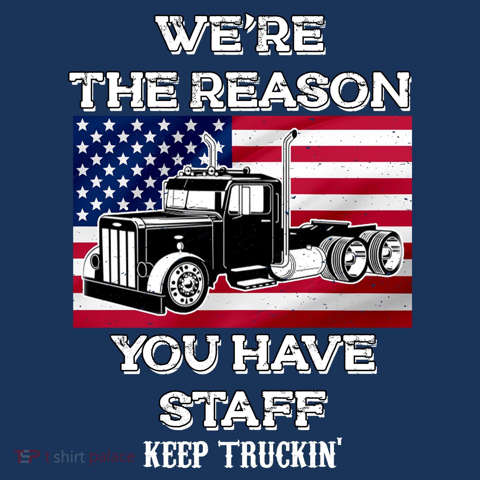 Keep Truckin Staff USA Baby Bodysuit