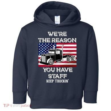 Keep Truckin Staff USA Toddler Hoodie