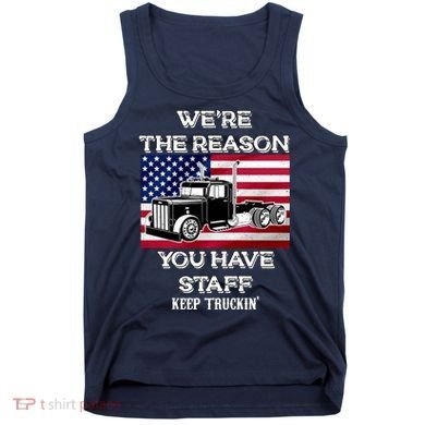 Keep Truckin Staff USA Tank Top
