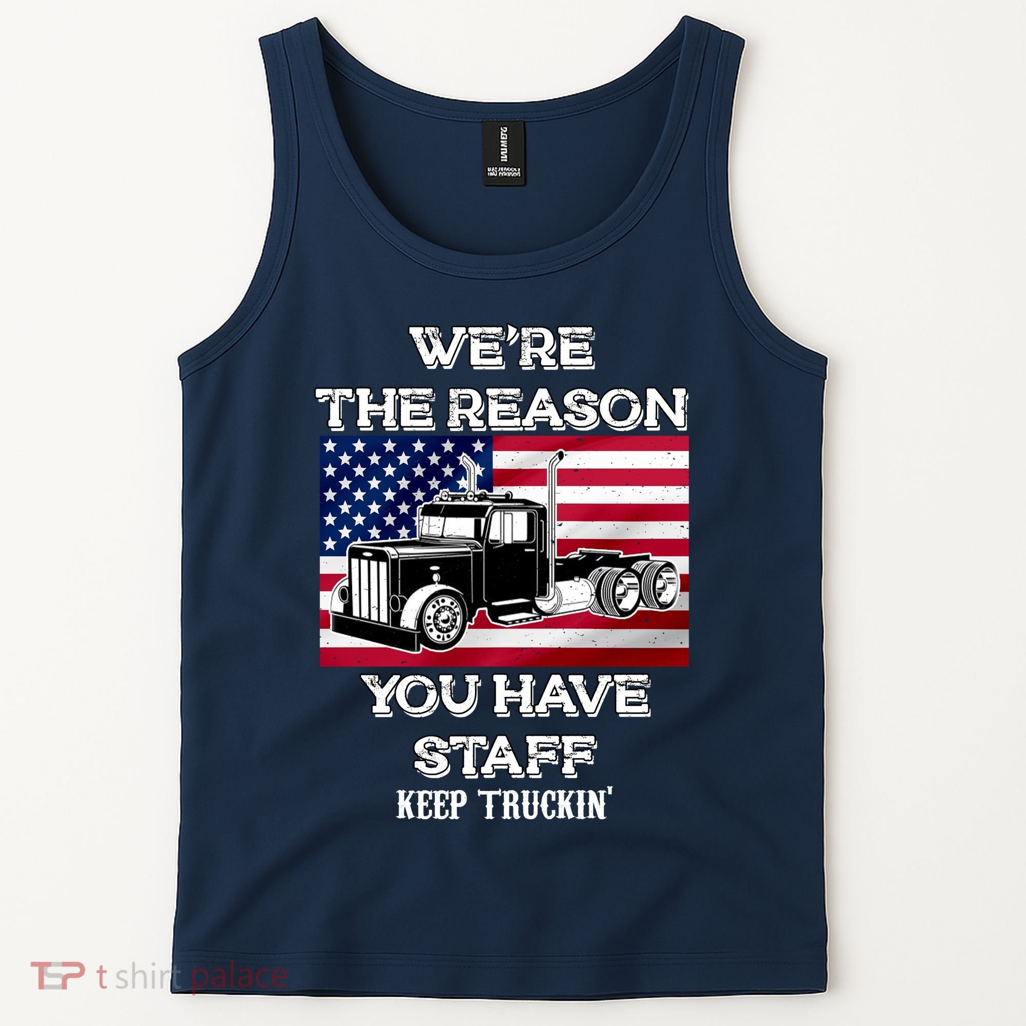 Keep Truckin Staff USA Tank Top