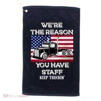 Keep Truckin Staff USA Golf Towel thumb 0