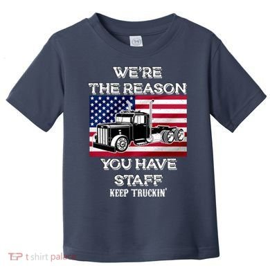 Keep Truckin Staff USA Toddler T-Shirt
