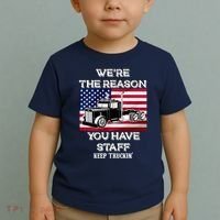 Keep Truckin Staff USA Toddler T-Shirt thumb 2