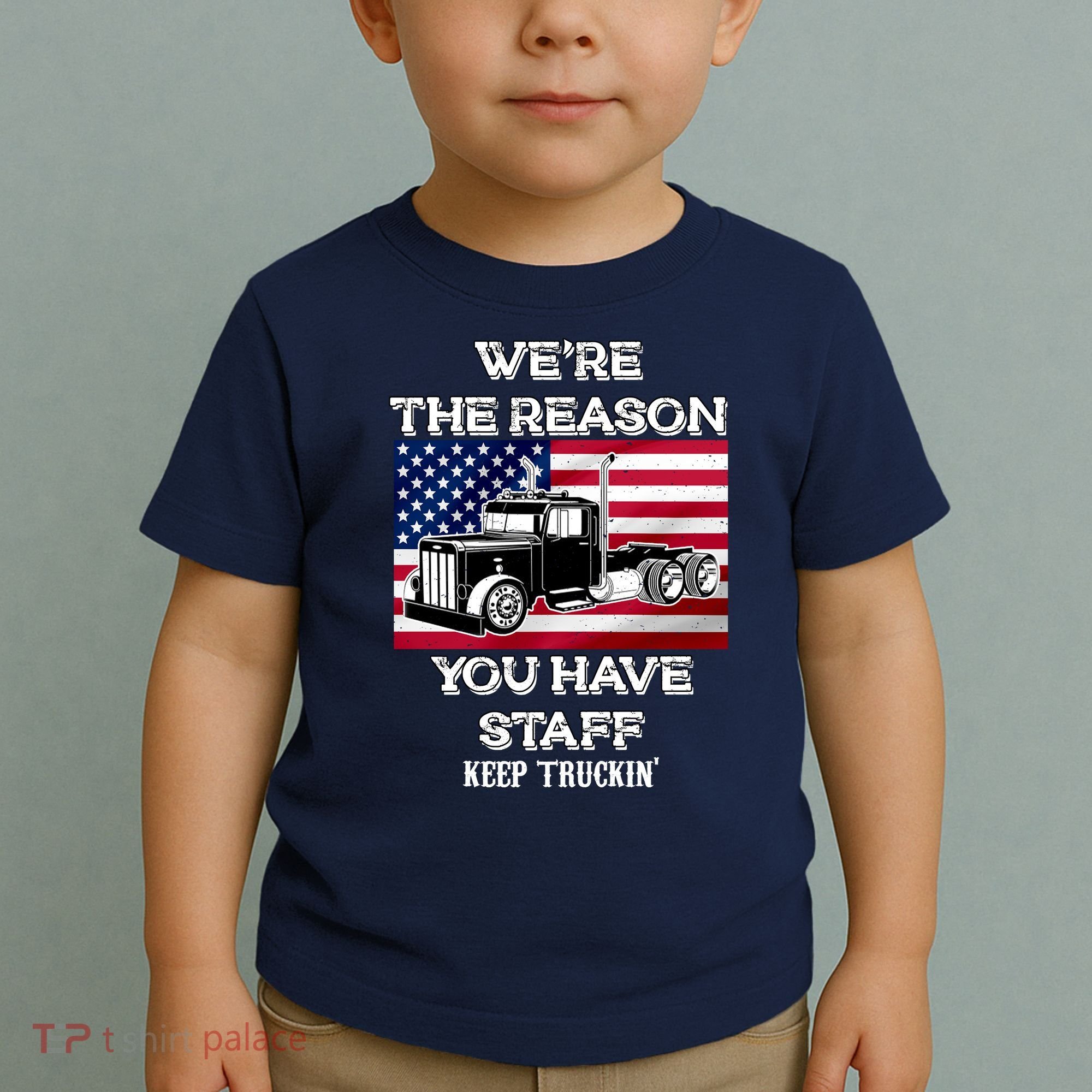 Keep Truckin Staff USA Toddler T-Shirt