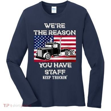 Keep Truckin Staff USA Women's Long Sleeve Shirt