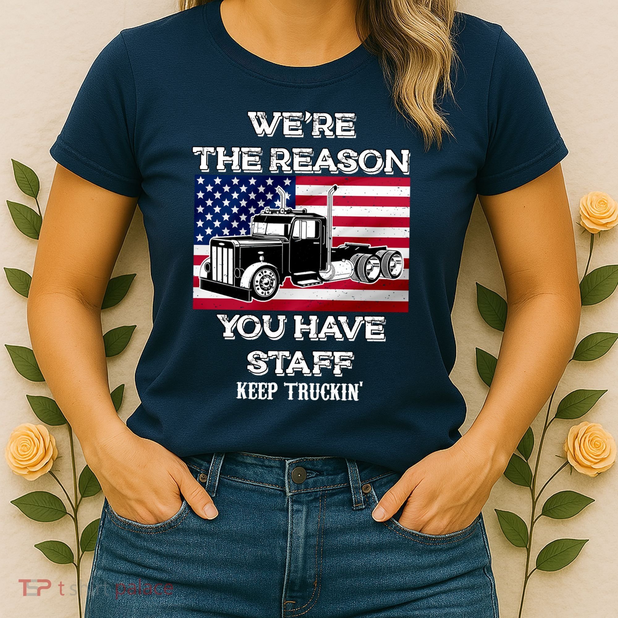 Keep Truckin Staff USA Women's T-Shirt