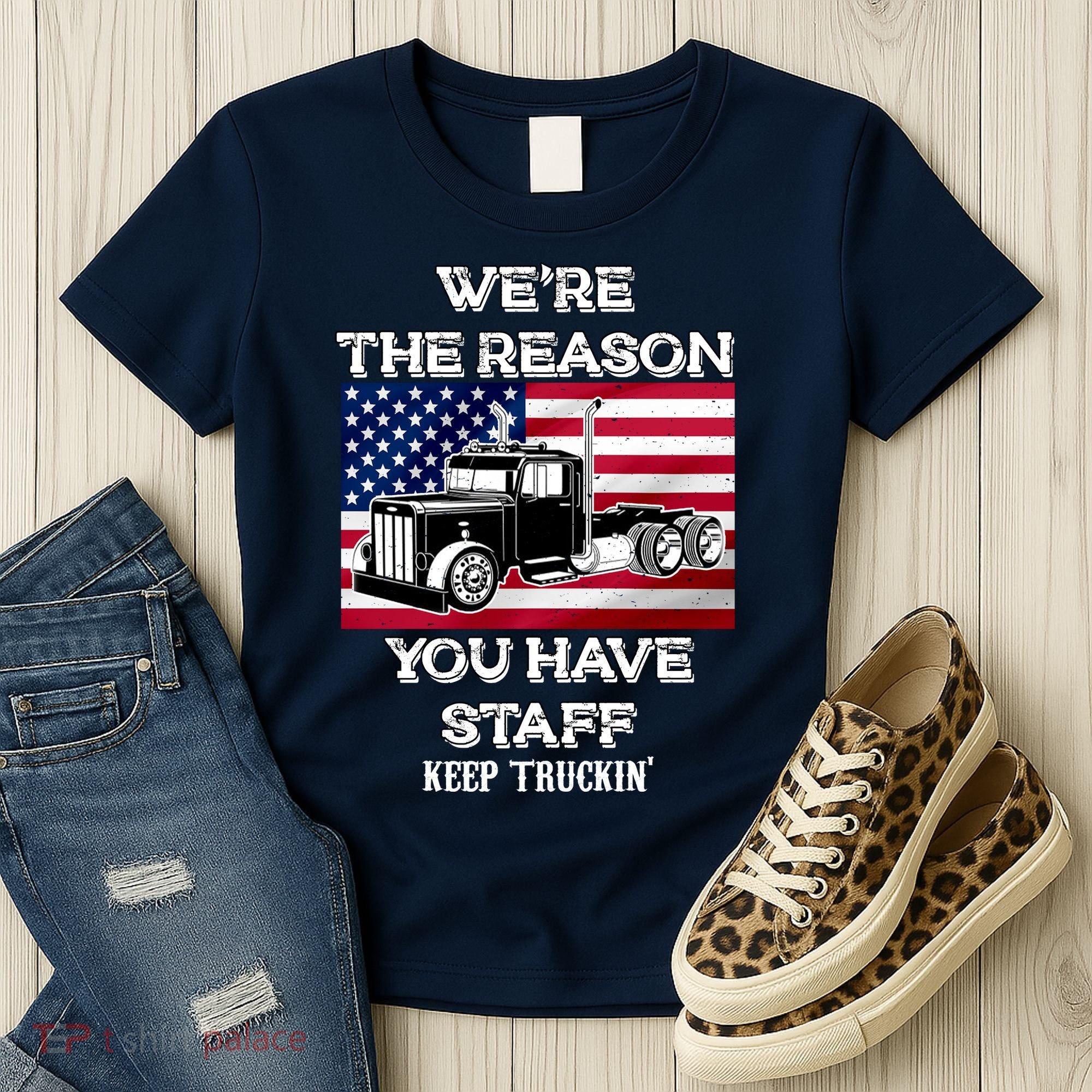 Keep Truckin Staff USA Women's T-Shirt
