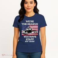 Keep Truckin Staff USA Women's T-Shirt thumb 4