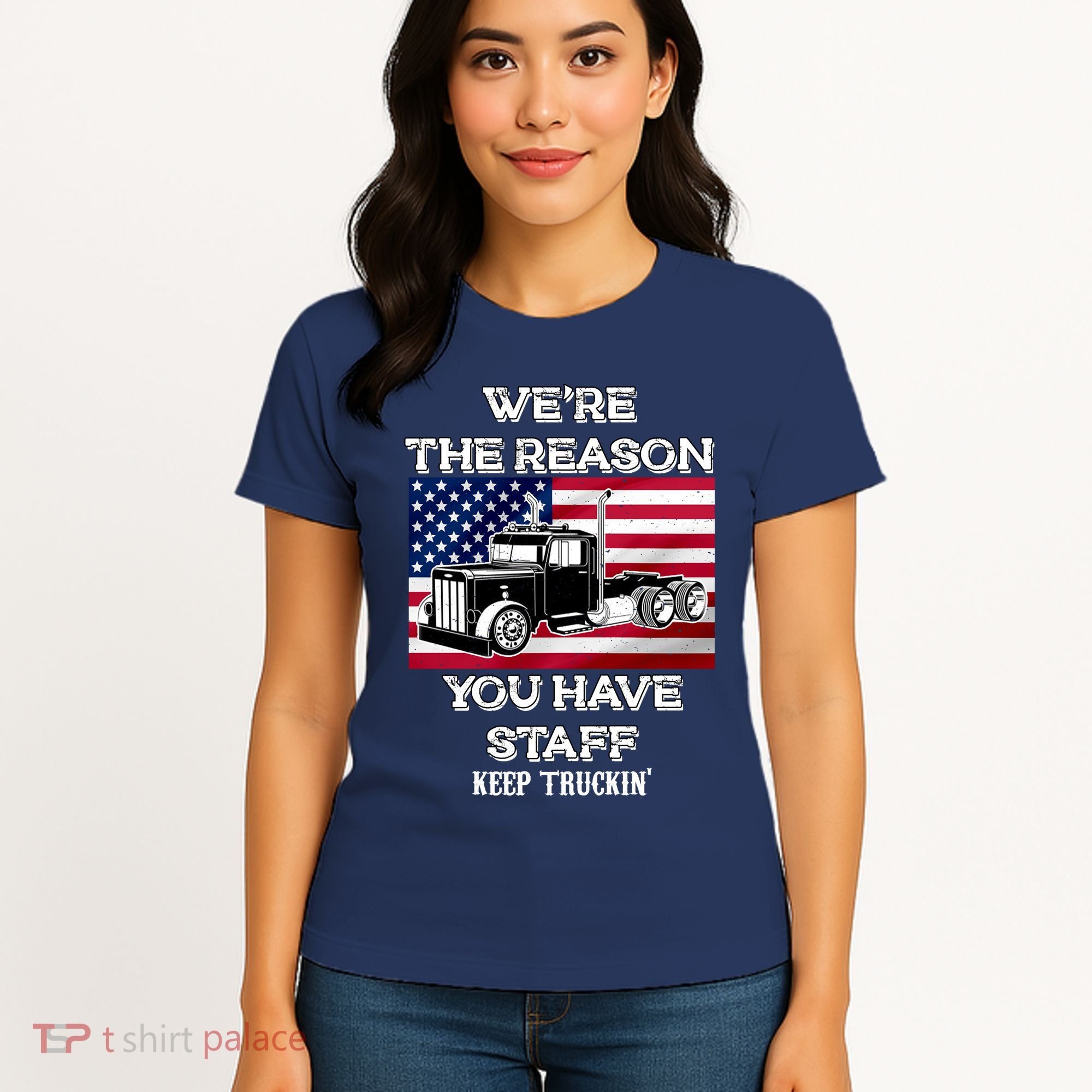 Keep Truckin Staff USA Women's T-Shirt
