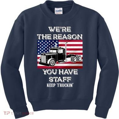 Keep Truckin Staff USA Kids Sweatshirt