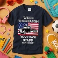 Keep Truckin Staff USA Kids T-Shirt thumb 3