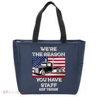 Keep Truckin Staff USA Tote Bag thumb 0