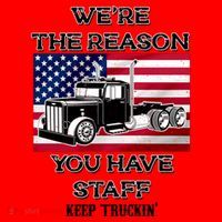 Keep Truckin Staff USA Santa Hat thumb 1