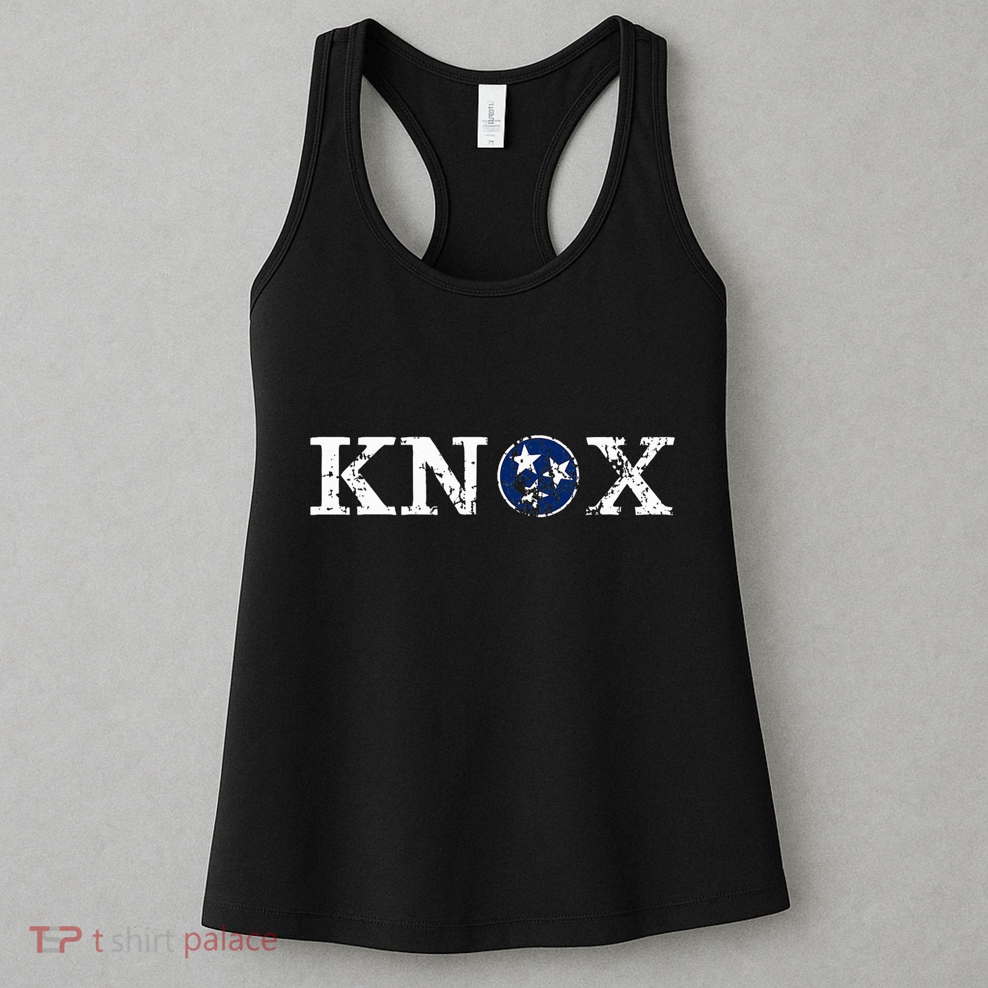 Knoxville Tennessee State Flag Art Gifts Distressed Knox Women's Tank Top