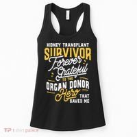 Kidney Transplant Survivor Organ Transplant Kidney Recipient Women's Tank Top thumb 0