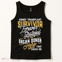 Kidney Transplant Survivor Organ Transplant Kidney Recipient Tank Top thumb 2