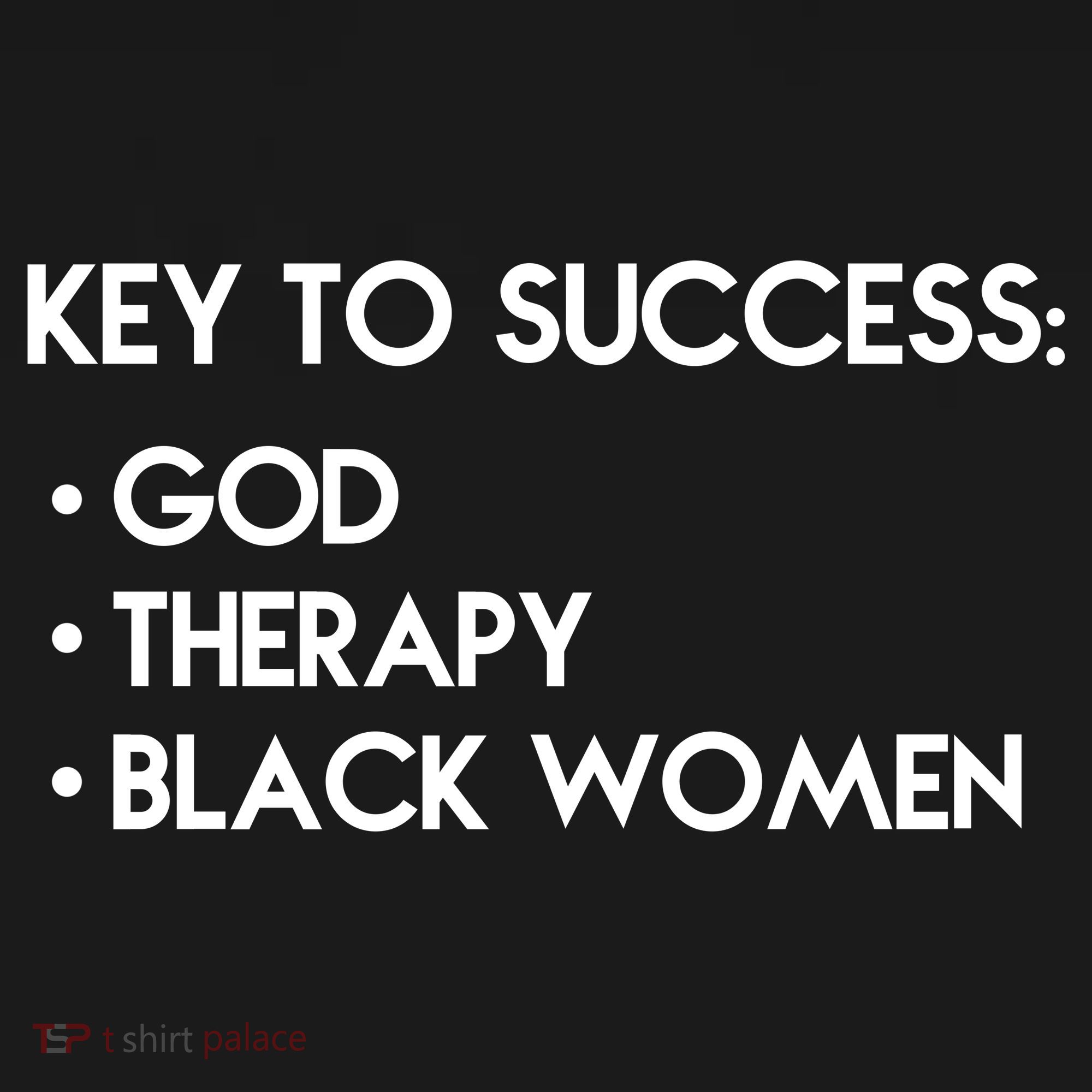 Key To Success God Therapy Black Women Women's Hoodie