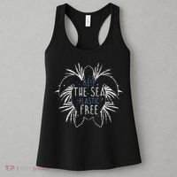 Keep The Sea Plastic Free Sea Turtle Women's Tank Top thumb 3