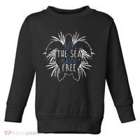 Keep The Sea Plastic Free Sea Turtle Toddler Sweatshirt thumb 0