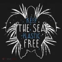 Keep The Sea Plastic Free Sea Turtle Toddler Hoodie thumb 2