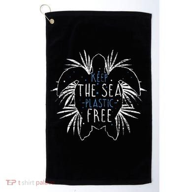 Keep The Sea Plastic Free Sea Turtle Golf Towel