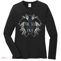 Keep The Sea Plastic Free Sea Turtle Women's Long Sleeve Shirt thumb 0