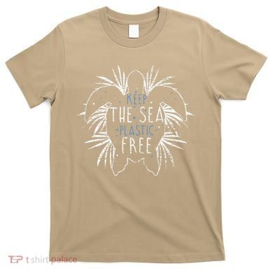 Keep The Sea Plastic Free Sea Turtle T-Shirt