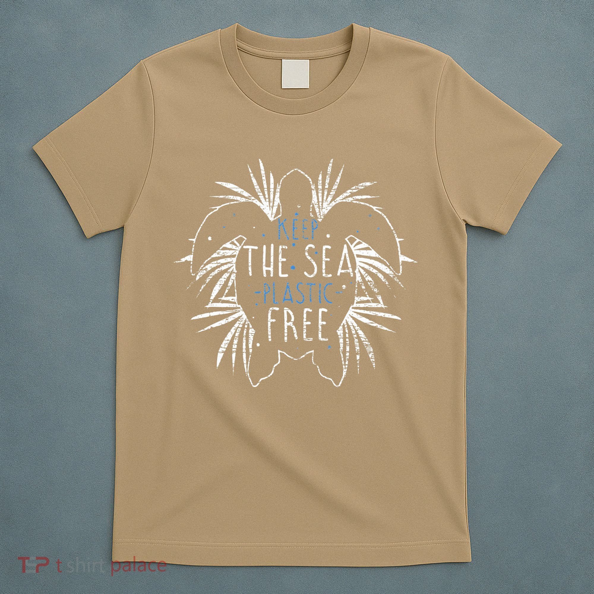 Keep The Sea Plastic Free Sea Turtle T-Shirt