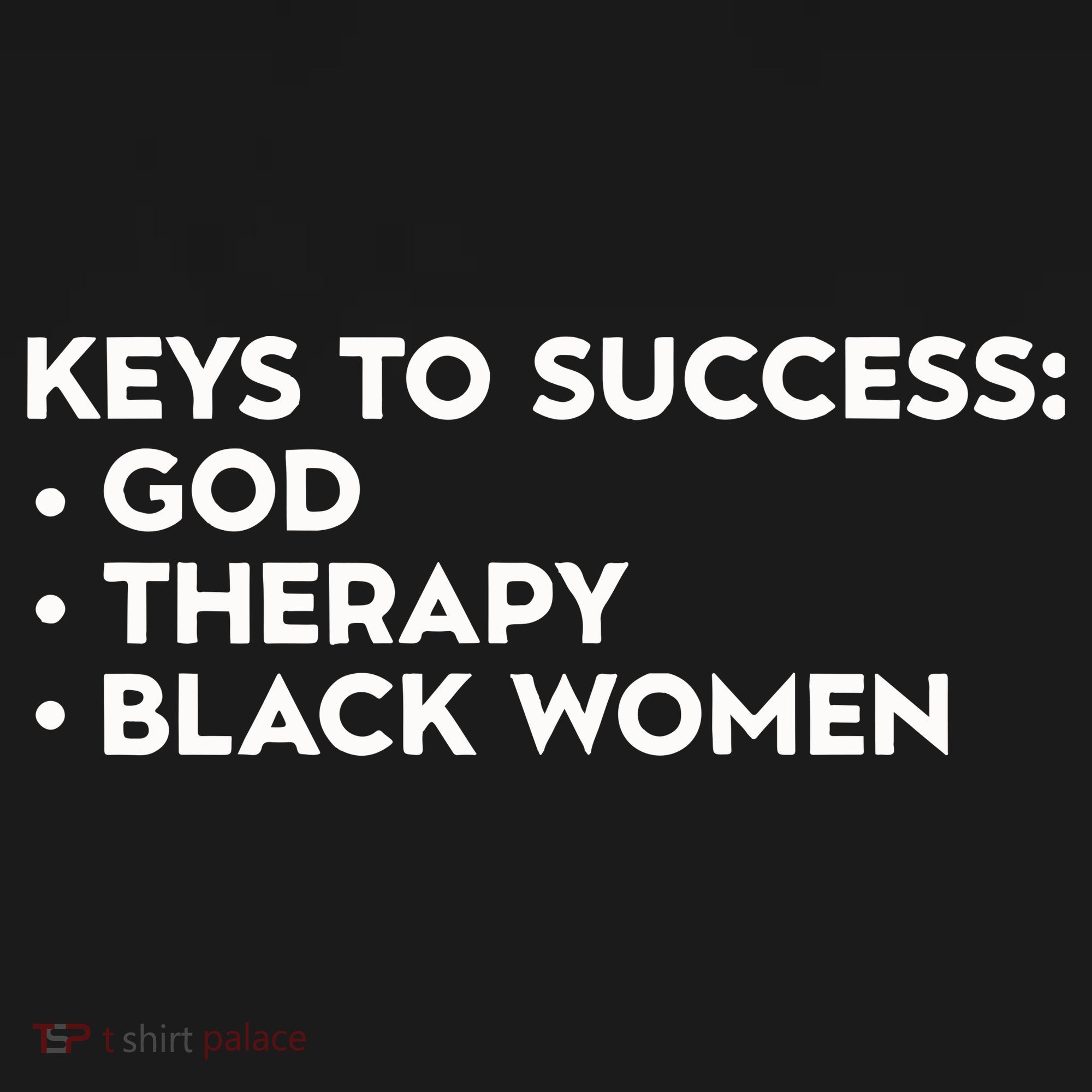 Keys To Success God Therapy Black Women Kids Sweatshirt