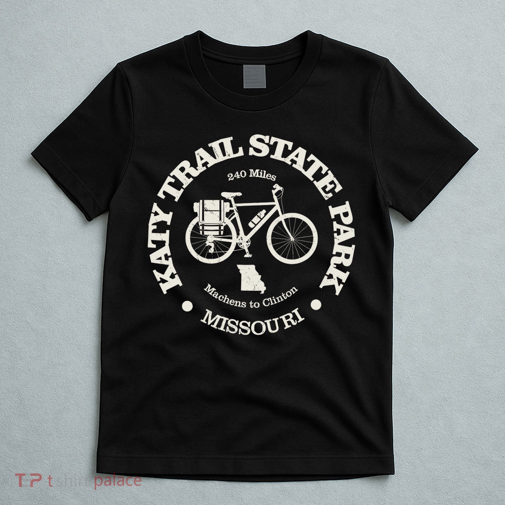 Katy Trail State Vintage Cycling State Park Missouri Bike T-Shirt