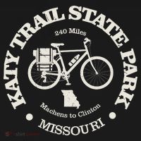 Katy Trail State Vintage Cycling State Park Missouri Bike T-Shirt thumb 7