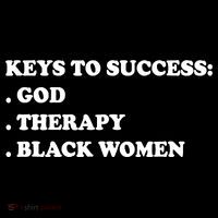 Keys To Success God Therapy Black Women Coffee Mug thumb 5