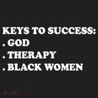 Keys To Success God Therapy Black Women Hat thumb 2