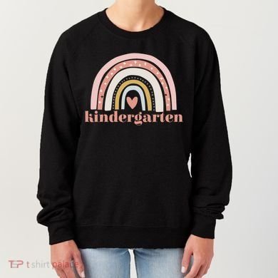 Kindergarten Teacher Student Cute Rainbow Back To School Funny Gift Women's Sweatshirt