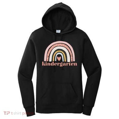 Kindergarten Teacher Student Cute Rainbow Back To School Funny Gift Women's Hoodie