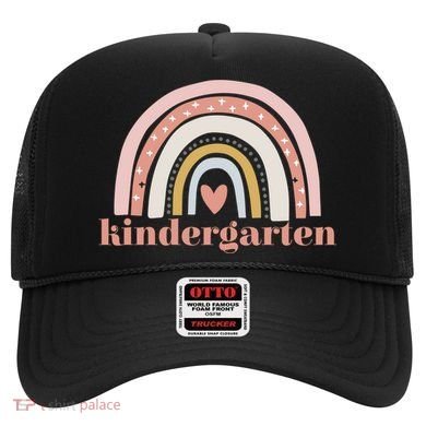 Kindergarten Teacher Student Cute Rainbow Back To School Funny Gift Hat