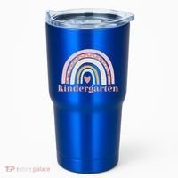 Kindergarten Teacher Student Cute Rainbow Back To School Funny Gift Tumbler thumb 0