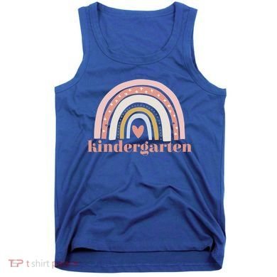 Kindergarten Teacher Student Cute Rainbow Back To School Funny Gift Tank Top