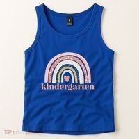 Kindergarten Teacher Student Cute Rainbow Back To School Funny Gift Tank Top thumb 2