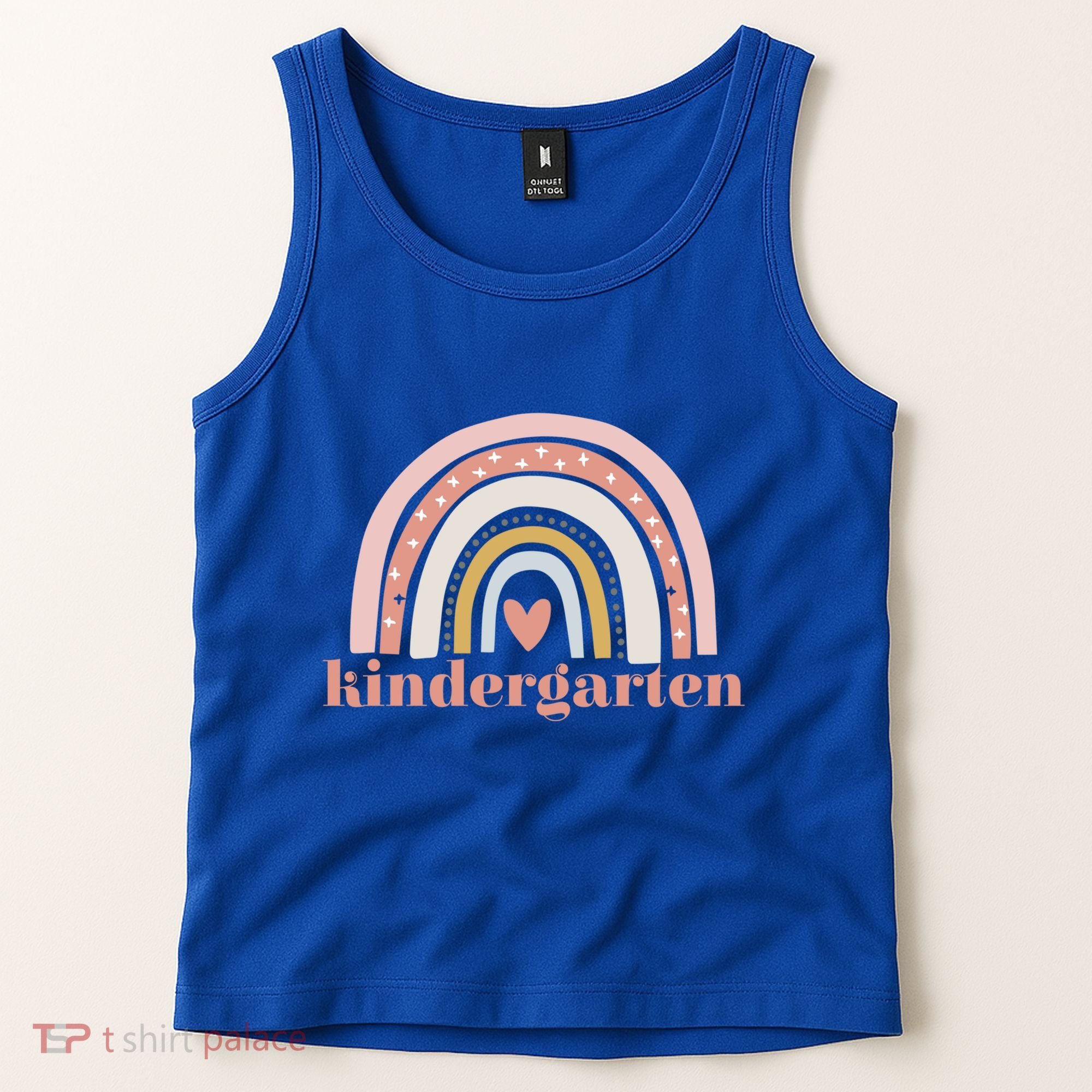 Kindergarten Teacher Student Cute Rainbow Back To School Funny Gift Tank Top