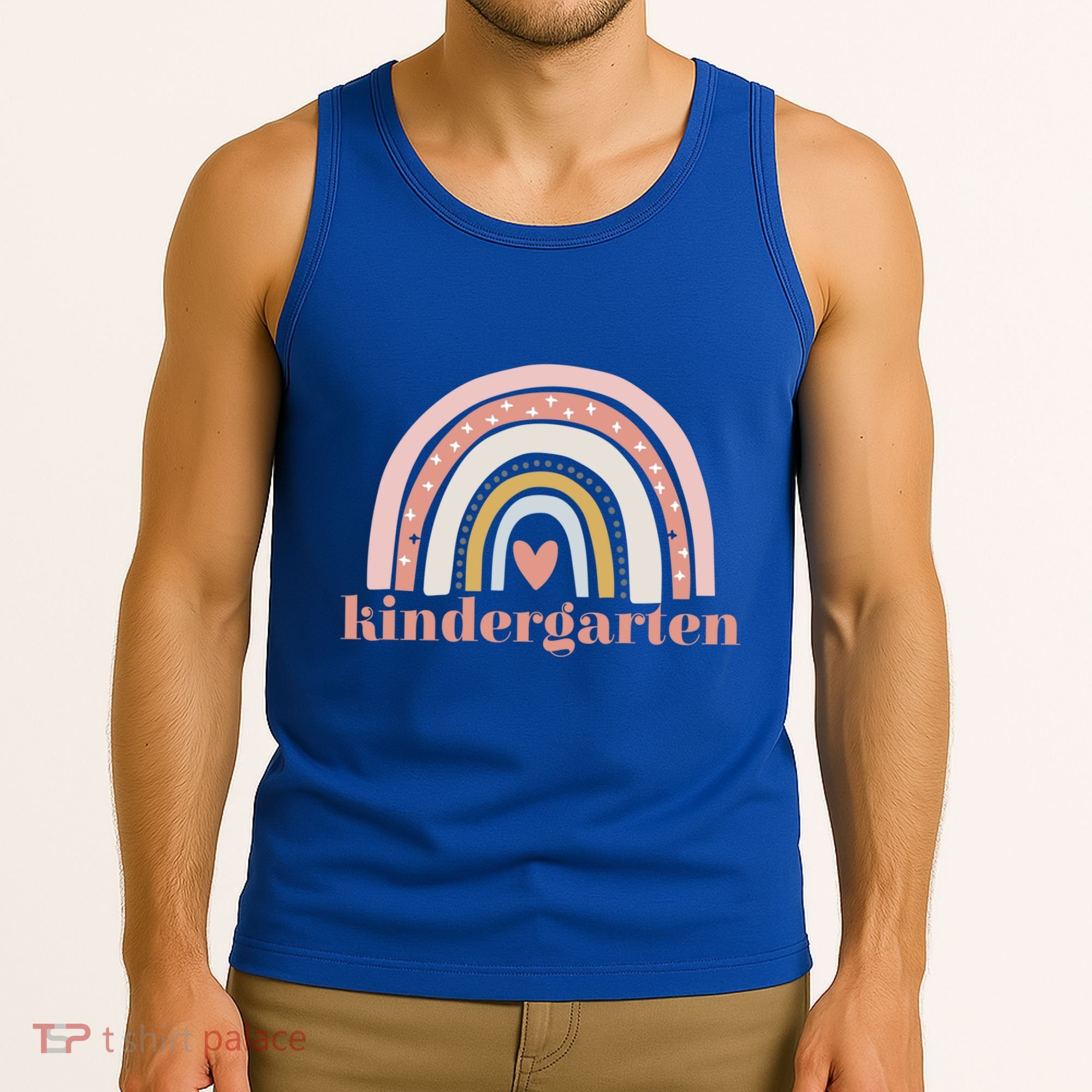 Kindergarten Teacher Student Cute Rainbow Back To School Funny Gift Tank Top