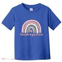 Kindergarten Teacher Student Cute Rainbow Back To School Funny Gift Toddler T-Shirt thumb 0