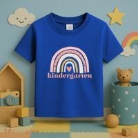 Kindergarten Teacher Student Cute Rainbow Back To School Funny Gift Toddler T-Shirt thumb 3